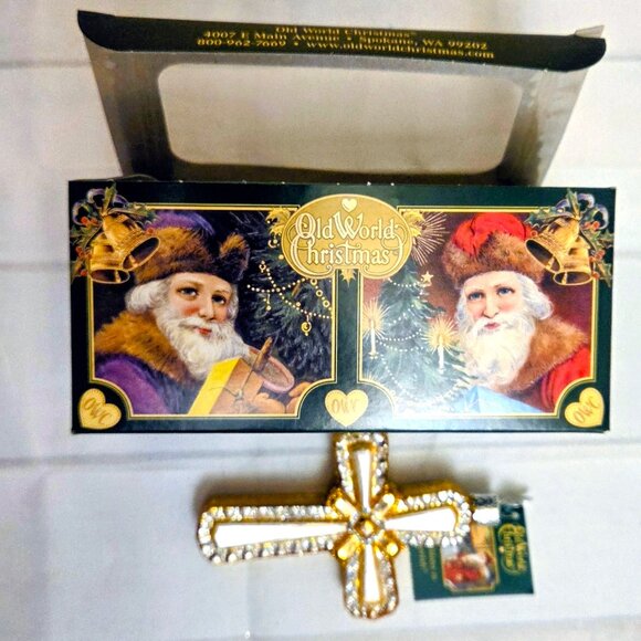 🎄Old World Christmas Tree Spiritual Holy Gifts Glass Blown Ornaments NEW - Picture 3 of 14